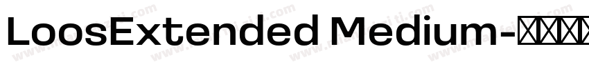 LoosExtended Medium字体转换